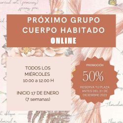 "Cuerpo habitado”, GRUPO ONLINE
